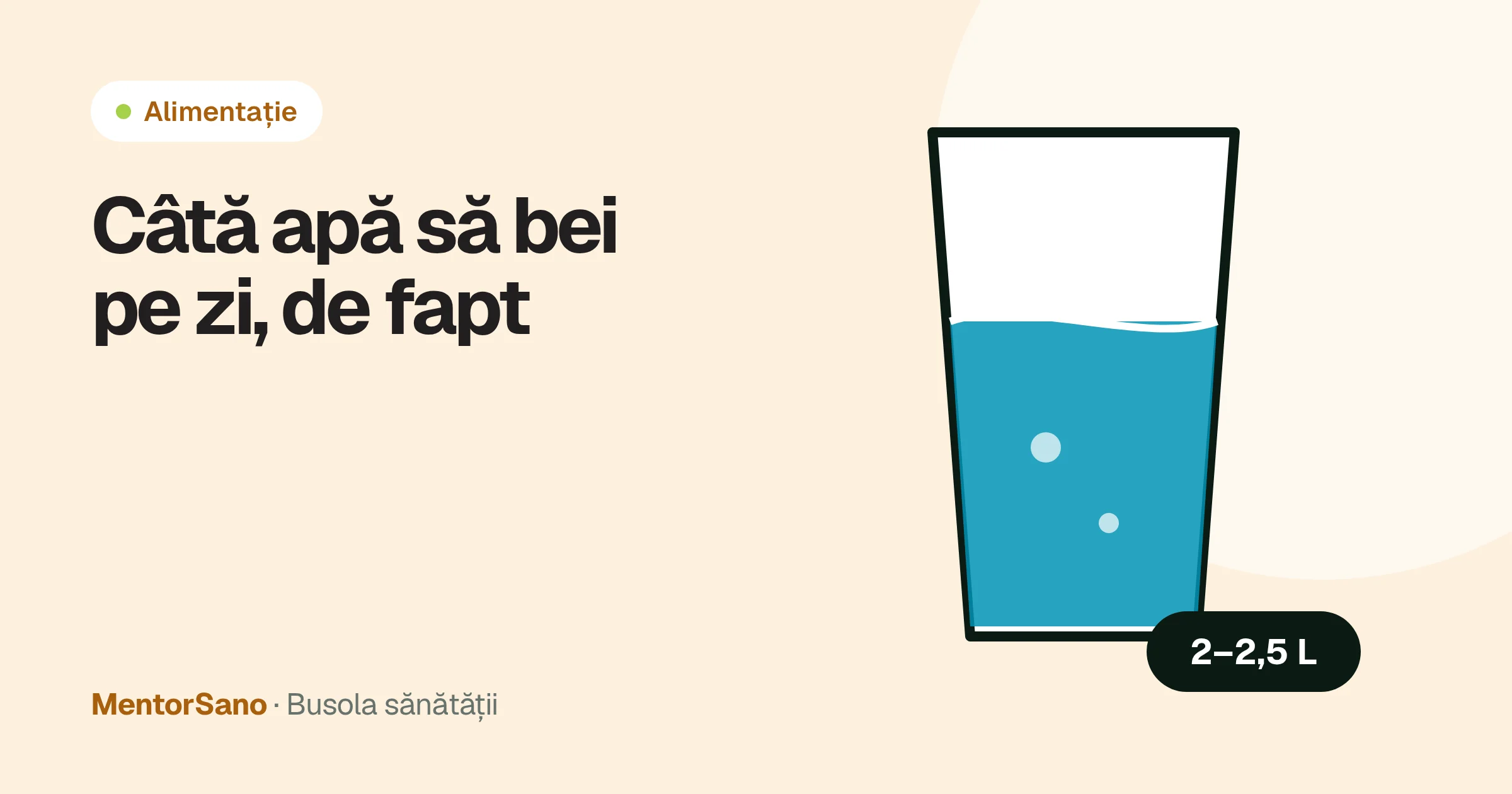 Câtă apă să bei pe zi: cât îți trebuie și cum îți dai seama