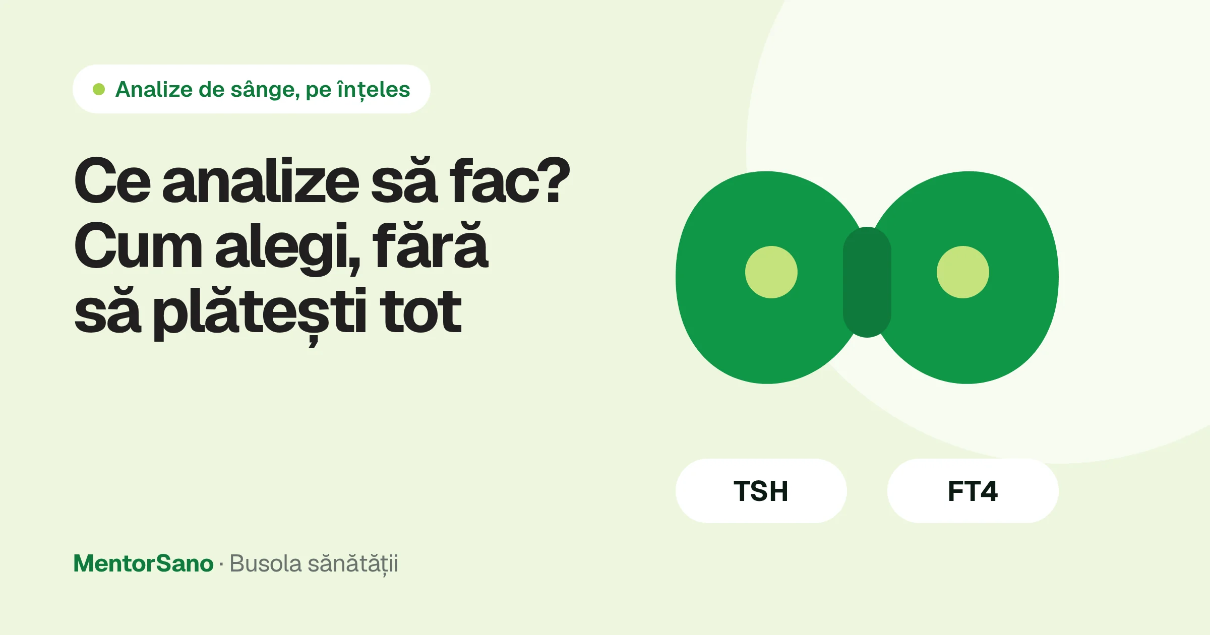 Ce analize să fac? Cum alegi, fără să plătești pentru tot